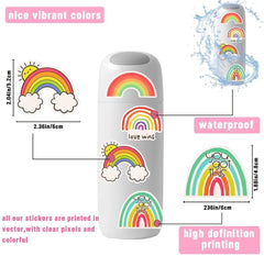 50 PCS Colorful Rainbow Stickers(Buy 1 get 1 Free)