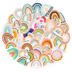 50 PCS Colorful Rainbow Stickers(Buy 1 get 1 Free)
