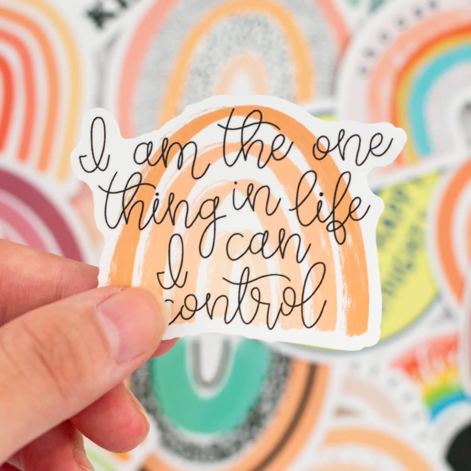 50 PCS Colorful Rainbow Stickers(Buy 1 get 1 Free)