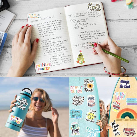 50 PCS Future Inspirational Words Stickers