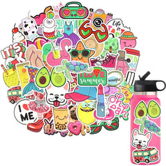 50 PCS Girls Hydro Flask Stickers VSCO Girls Stickers