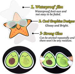 50 PCS Girls Hydro Flask Stickers VSCO Girls Stickers
