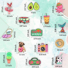 50 PCS Girls Hydro Flask Stickers VSCO Girls Stickers