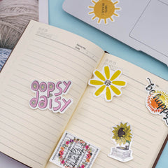 50 PCS Inspirational Daisy Love Stickers