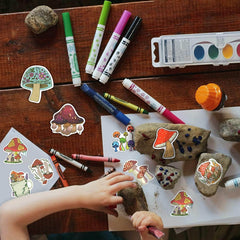 50 PCS Mushroom Stickers