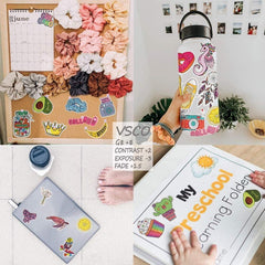 50PCS  VSCO Stickers for Teen Girls Cute Stickers