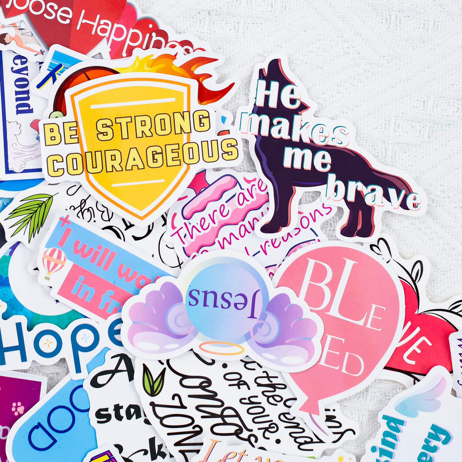 50 PCS Shine Bright Stickers