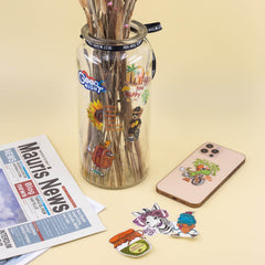 50 PCS Transparent stickers