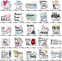 50 PCS Love Without Limits Stickers