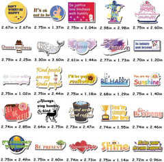 50 PCS Shine Bright Stickers