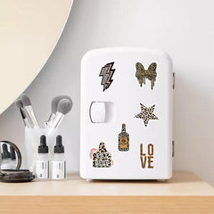 50 PCs Leopard-Print Sexy Elegant Waterproof Vinyl Stickers for Laptop Waterbottle