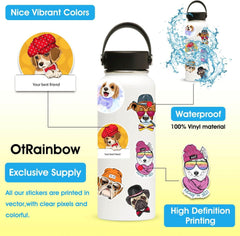 50 PCS Cute Pet Dog Theme Stickers