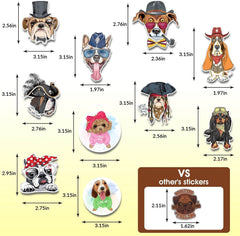 50 PCS Cute Pet Dog Theme Stickers