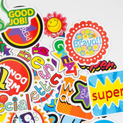 50 Pcs Cute Positive Stickers for Kids Inspirational Rewards Decals