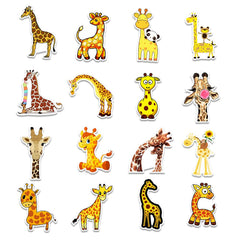50 Pcs Giraffe Stickers Vinyl Decal Waterproof Stickers for Bottle