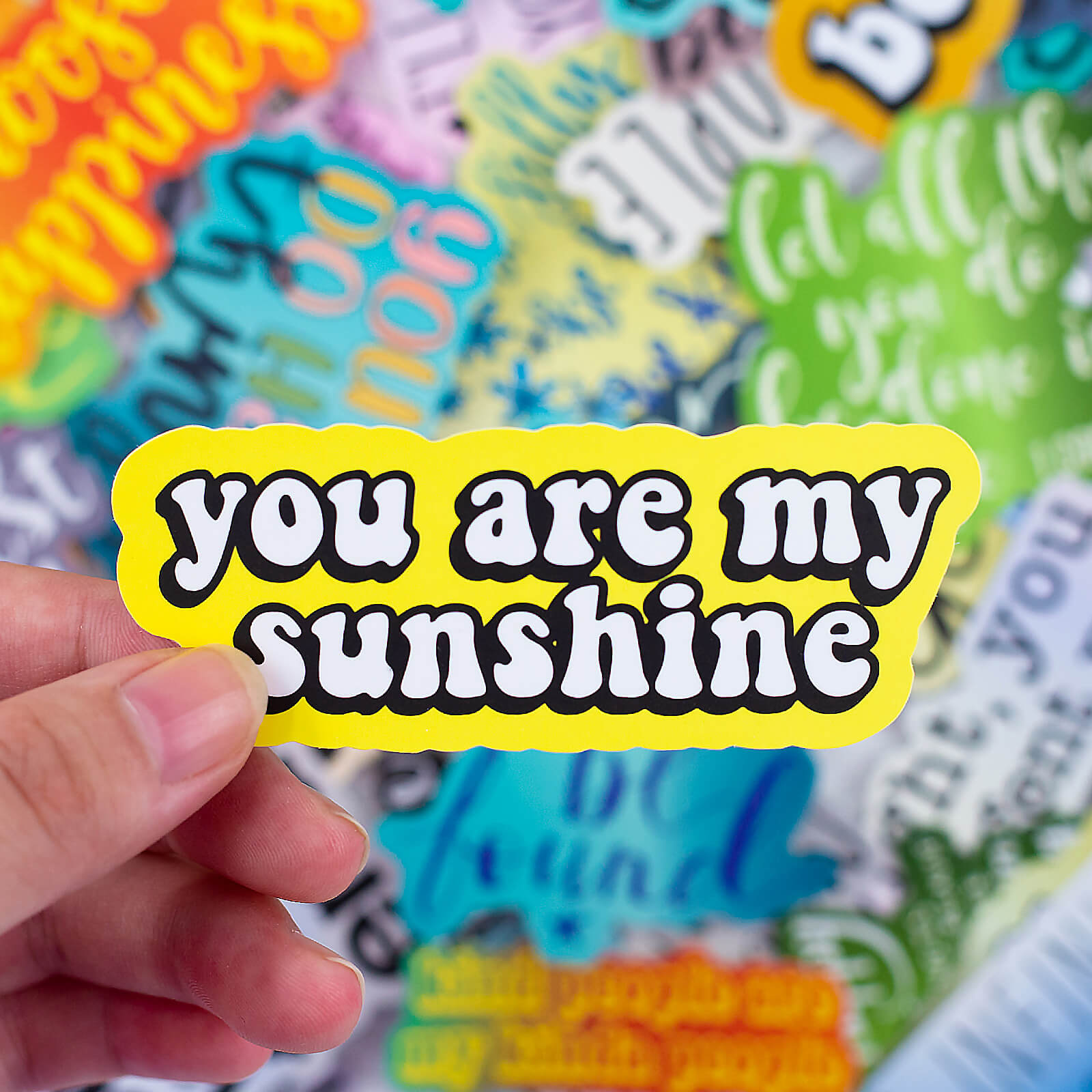 50 Pcs Inspirational Literary Graffiti Stickers Waterproof Luggage Notebook Scooter Mug Stickers