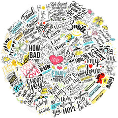 50 Pcs Inspirational Stickers Reward Motivational Stickers for Teens Students Teachers and Employees