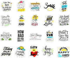 50 Pcs Inspirational Stickers Reward Motivational Stickers for Teens Students Teachers and Employees