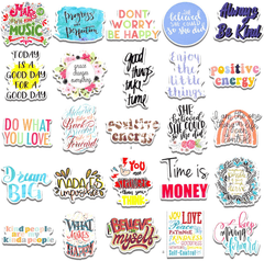 50 PCS Future Inspirational Words Stickers