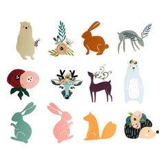 50 Pcs Scandinavian Wind Small Fresh Helmet Stickers Luggage Laptop  Waterproof Stickers