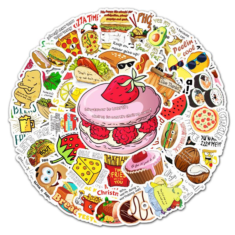 50 Pcs Summer Cool Cranberry Waterproof Cute Aesthetic Stickers