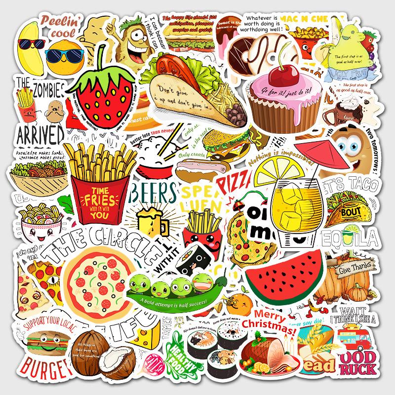 50 Pcs Summer Cool Cranberry Waterproof Cute Aesthetic Stickers