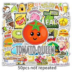 50 Pcs Summer Cool Cranberry Waterproof Cute Aesthetic Stickers