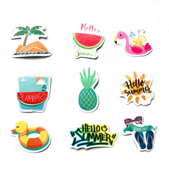50 Pcs Summer Cute Fruit Graffiti Waterproof Stickers for Water Bottle