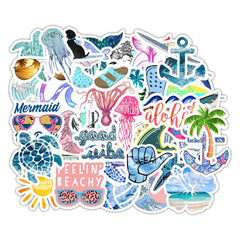 50 Pcs VSCO Aesthetic Waterproof Trendy Stickers for Skateboard