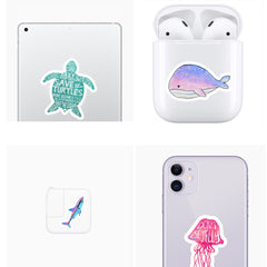 50 Pcs VSCO Aesthetic Waterproof Trendy Stickers for Skateboard