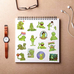 50 PCS Cute Frog Stickers