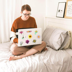 50 PCS Cute Flower Stickers