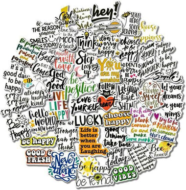 50 PCS Inspirational Stickers