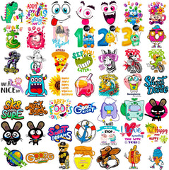 50 PCS Transparent stickers