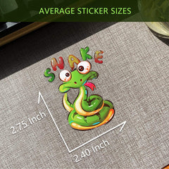 50 PCS Transparent stickers