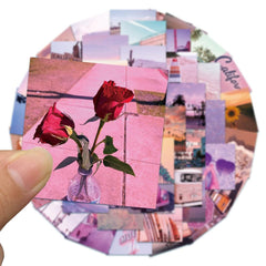62 Pcs California Cal Scenery Vinyl Waterproof Cute Aesthetic Stickers