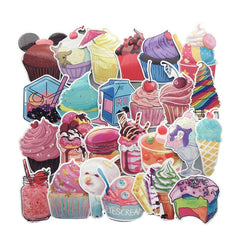 72 Pcs VSCO Juice Ice Cream Waterproof Stickers for Phone Laptop Notebook