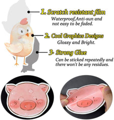 50 PCS Animal Watercolor Stickers 