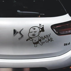 Baby In Car Stickerf or Cars Windows Baby Safety Car Signs (2 PCS)