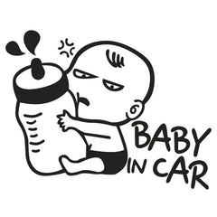 Baby In Car Stickerf or Cars Windows Baby Safety Car Signs (2 PCS)