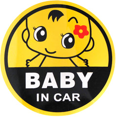 Baby On Board Sticker Car - Reflective Safety Sign Waterproof Sticker