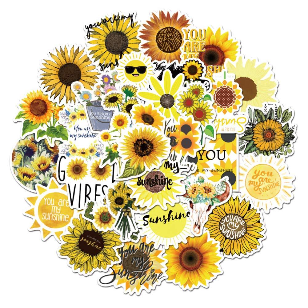 Bee & Sunflower & Butterfly Mixed Stickers for Water Bottle Laptop Phone