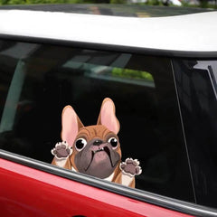 Bulldog Outdoor Rated Vinyl Sticker Decal for Windows Bumpers (3 PCS)