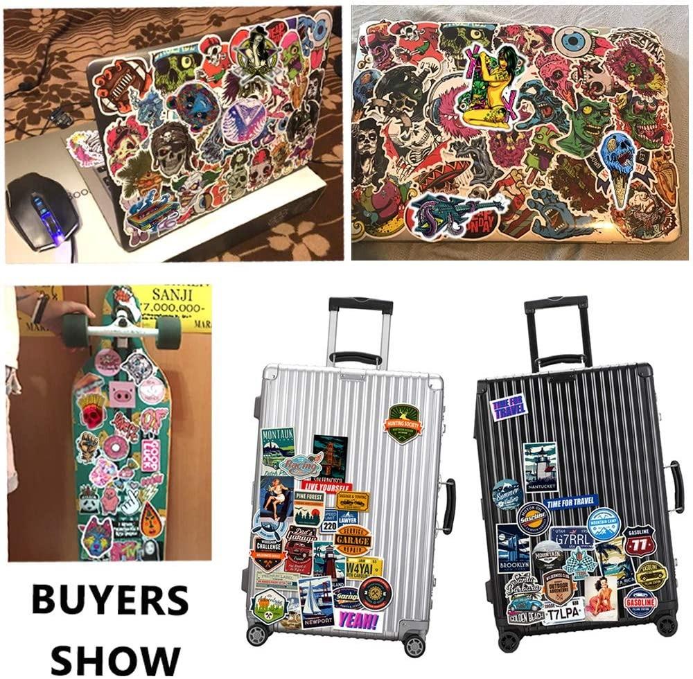 100 PCS Monster Punk Stickers