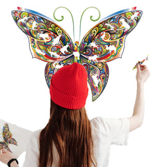 Colorful Animal Pattern DIY Puzzle Cartoon Butterfly Wall Stickers Living Room Stickers