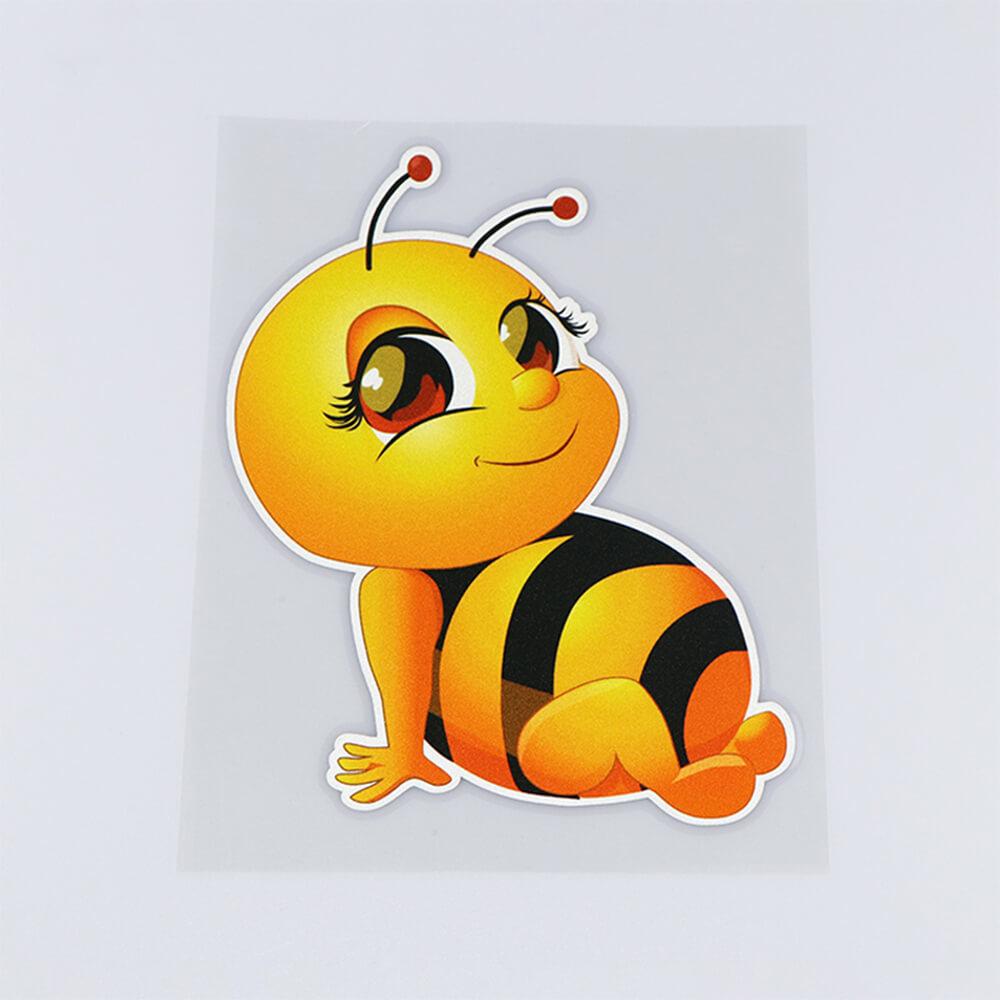 Cute Lady Bee Stickers Outdoor Rated Decal for Cars Windows (2 PCS)