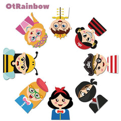 DIY Cute Princess Educational Stickers Cartoon Reuseable Stickers for Kids