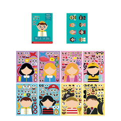 DIY Cute Princess Educational Stickers Cartoon Reuseable Stickers for Kids