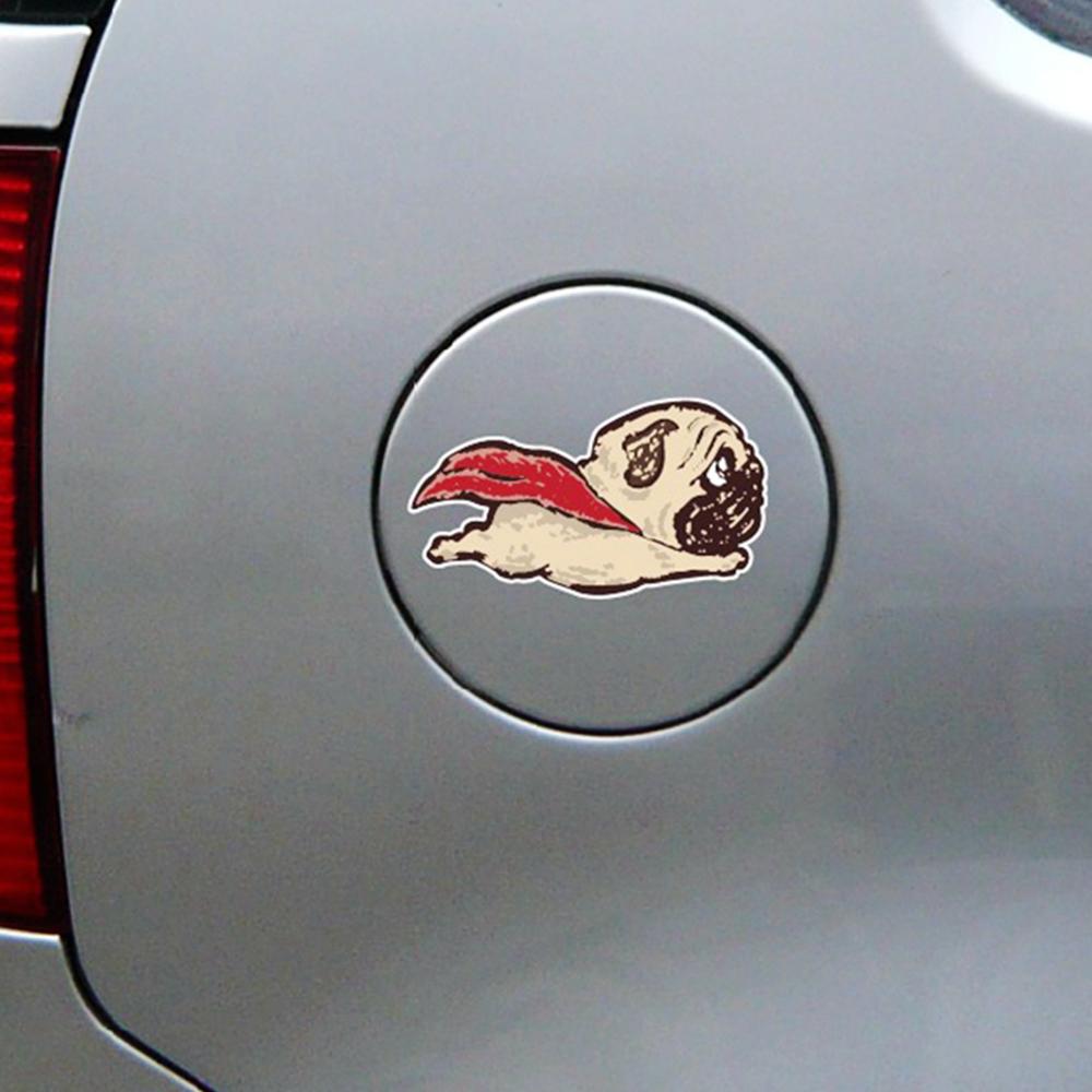 Funny Superdog Vinyl Sticker Decal for Car Windows Bumpers (2 PCS)