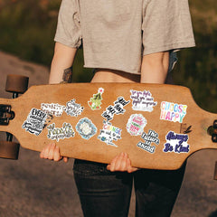 50 PCS motivational Word Stickers